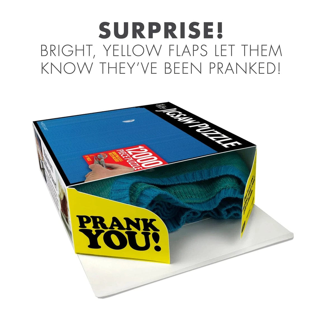 Faire-Pranko Prank Gift Box for Jigsaw Puzzle Fans, Hobbyists or ANYONE who would hate a jigsaw puzzle!