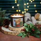 Faire-Primitives by Kathy candle Christmas Highland Cow Cinnamon Candle Primitives by Kathy