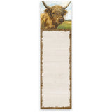 Faire-Primitives by Kathy Highland Better With Cows or Goats Magnetic Note Pad made in the USA