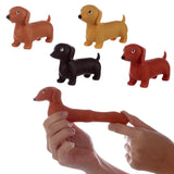 FAIRE - Puckator Ltd fidget toys Black Stretchy Dachsund Toy