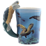 3D Underwater Sea Turtle Mug