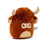 FAIRE - Puckator Ltd Plush Cow Long Horn Highland Cow Squishy Plush