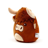 FAIRE - Puckator Ltd Plush Cow Long Horn Highland Cow Squishy Plush