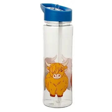 FAIRE - Puckator Ltd waterbottle Highland Cow Waterbottle BPA Free Plastic