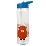 FAIRE - Puckator Ltd waterbottle Highland Cow Waterbottle BPA Free Plastic