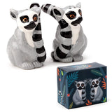 faire-puckator Ringtail Lemur Salt and Pepper Shaker Set Ceramic