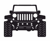 Faire- Sea Biscuit Metal Designs Jeep Front Metal Art Sign