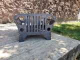 Faire-sea bisquit designs jeep fire pit Jeep Front End Fire Pit, SO Cool!