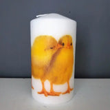 Faire-simply imperfected Candles Baby Chickens Candle Farm Animal Candles Handmade in England