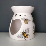 Faire- Simply Imperfected Decor Small Bees Ceramic Wax Warmers Handmade in the UK