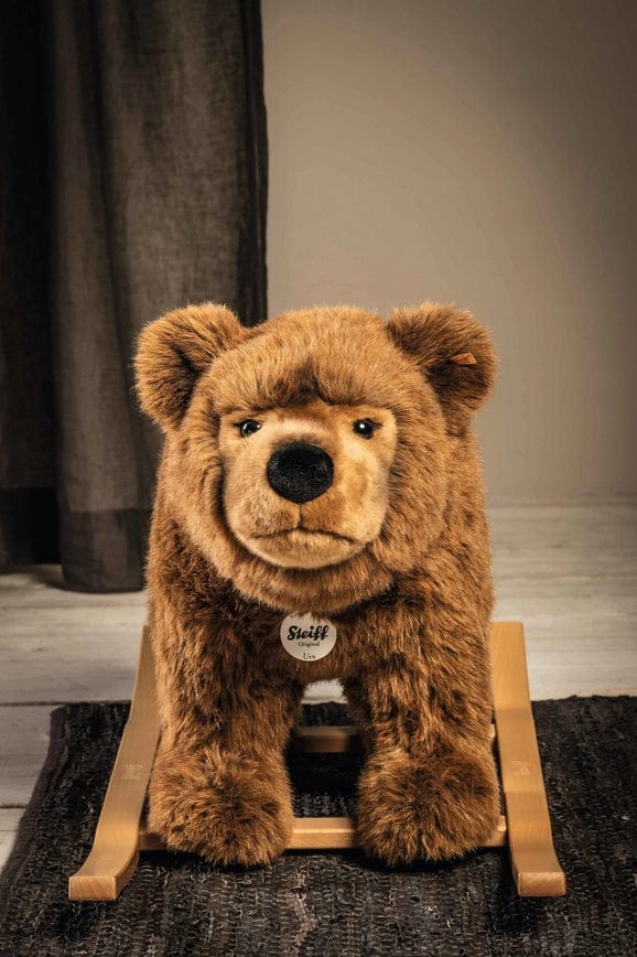 steiff urs シュタイフ　ウルス　タグ付き Giant Stuffed Steiff URS Bear-4ft Long! – The Pink Pigs