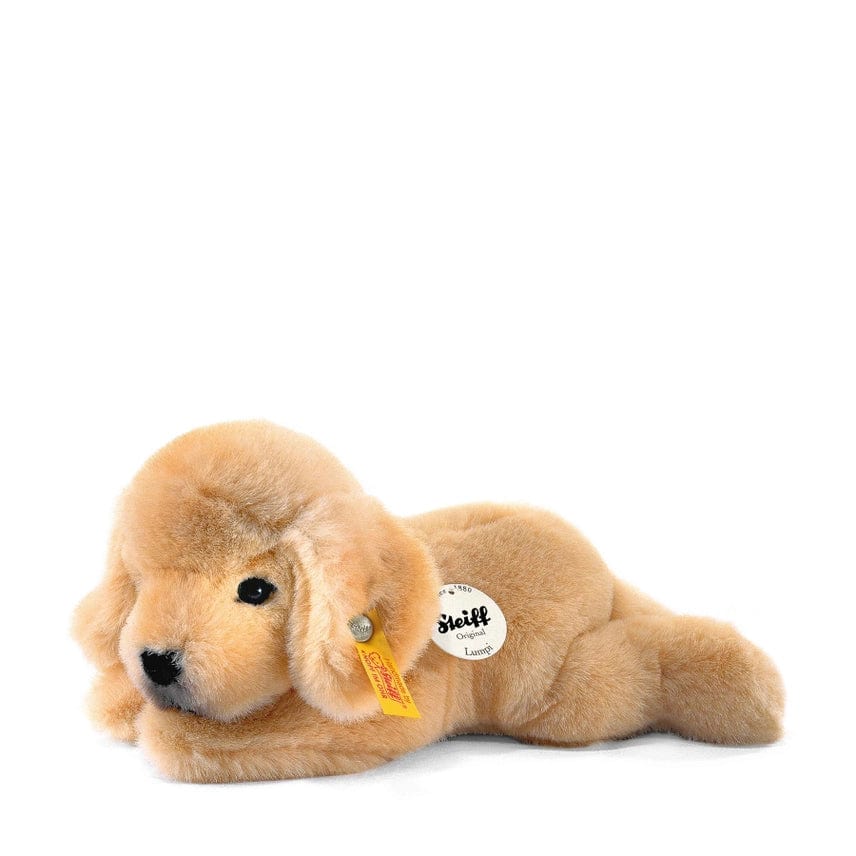 Faire-Steiff Stuffed Animals Plush Steiff Golden Retriever Puppy Dog 9"