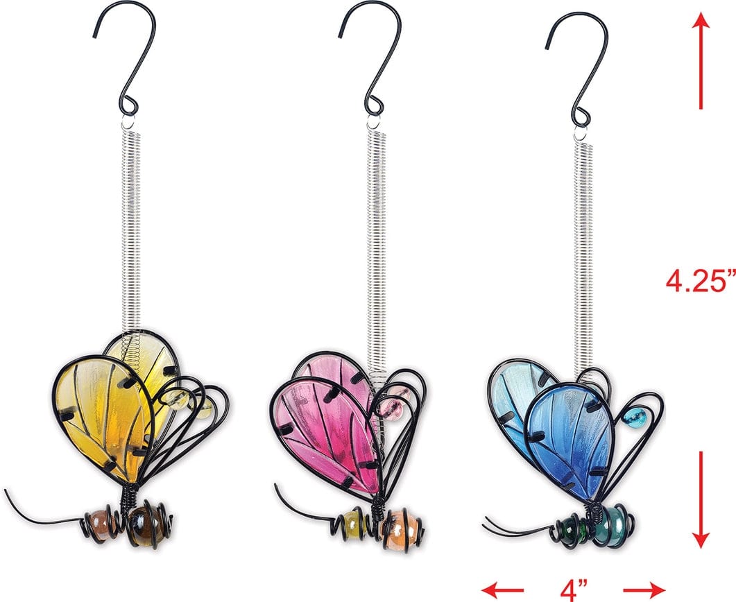 Faire: Sunset Vista Designs Home & Garden:Yard, Garden & Outdoor Living:Décor:Wind Chimes Bee Bouncy 3 Assorted Colors