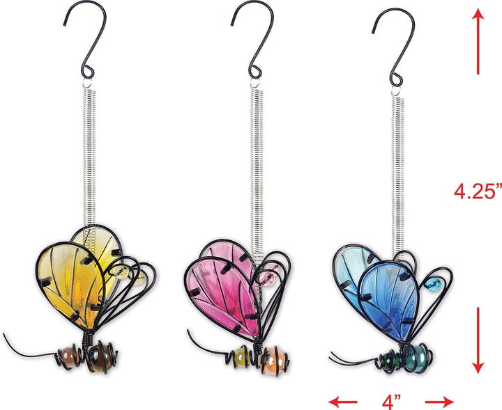 Faire: Sunset Vista Designs Home & Garden:Yard, Garden & Outdoor Living:Décor:Wind Chimes Bee Bouncy 3 Assorted Colors