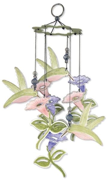 Faire: Sunset Vista Designs Wind Chimes Painted Gardends Chime - Hummingbird