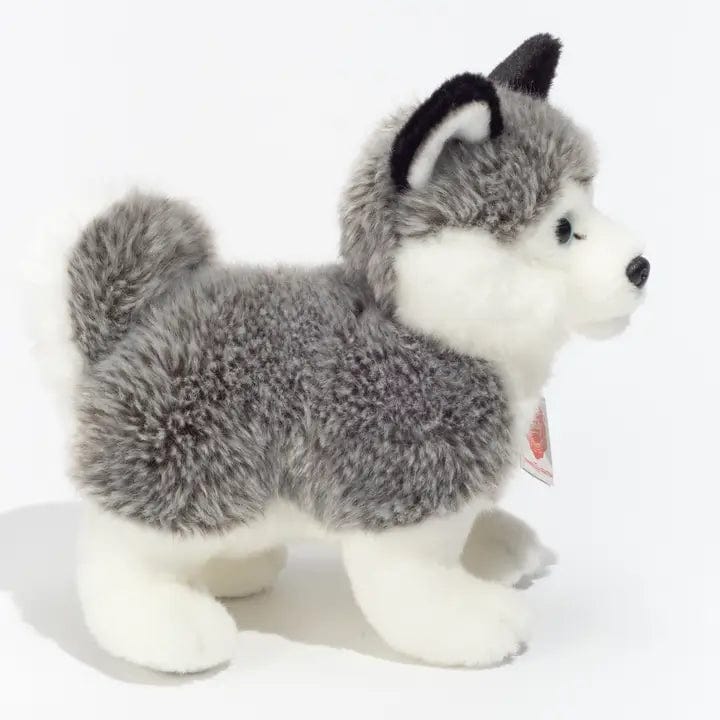 Husky Sitting Plush Eco Friendly by Teddy Hermann