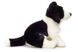 Faire-Teddy Hermann Plush Border Collie Border Collie Puppy Sitting 25 cm - Plush toy - Stuffed Animal