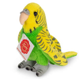 Faire-Teddy Hermann plush budgie Green Blue or Green Budgie 13 cm Teddy Hermann Plush Realistic Parakeet