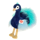 Faire-Teddy Hermann Plush Colorful Peacock by Teddy Hermann Eco-friendly!