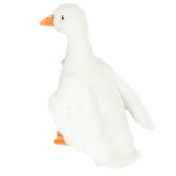 Faire-Teddy Hermann Plush Duck or Goose Plush White Goose standing 31 cm Realistic Eco Friendly Adorable