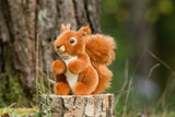 Faire-Teddy Hermann Plush Red Squirrel with Tufted Ears 14 cm - plush toy by Teddy Hermann