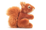 Faire-Teddy Hermann Plush Red Squirrel with Tufted Ears 14 cm - plush toy by Teddy Hermann