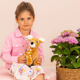 Faire-Teddy Hermann Realistic Plush Fawns-Standing or  Lying Eco-friendly plush toys by Teddy Hermann