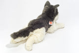 Faire-Teddy Hermann Stuffed Animals Husky Large Size Lying Down by Teddy Hermann