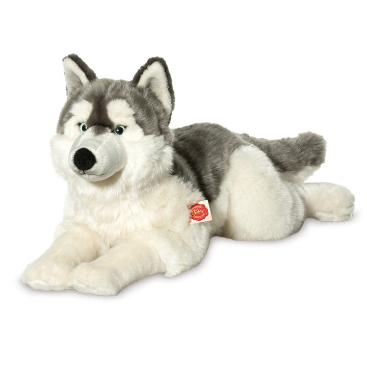 Faire-Teddy Hermann Stuffed Animals Husky Large Size Lying Down by Teddy Hermann