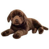 Large Chocolate Labrador Plush by Teddy Hermann