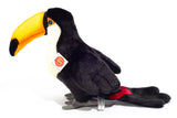 Faire-Teddy Hermann Stuffed Animals Lifelike Realistic Plush Toucan 25 cm - by Teddy Hermann