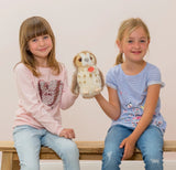 Faire-Teddy Hermann Stuffed Animals Plush Light Brown Barn Owl 16 cm or 20cm - plush toy by Teddy Hermann Nature Collection