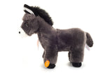 Faire-Teddy Hermann Stuffed Animals Plush Standing Donkey 25 cm - Plush, Soft Toy by Teddy Hermann