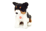 Tri-color Border Collie Eco Friendly Teddy Hermann 30cm