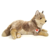 Faire-Teddy Hermann Stuffed Animals Wolf or Coyote Large Size Lying Down Plush by Teddy Hermann