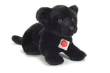 Plush Black Panther Baby-Lying - plush soft toy by Teddy Hermann