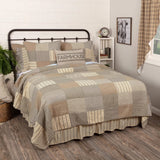 faire-vhc brands bedding Cal King Sawyer Mill Charcoal Patchwork Farmhouse Quilts