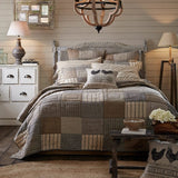 faire-vhc brands bedding Sawyer Mill Charcoal Patchwork Farmhouse Quilts