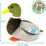 FAIRE: VIAHART Toy Co. Plush Animals Dakota the Mallard Duck-1ft long!