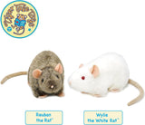 FAIRE: VIAHART Toy Co. Plush Animals Wylie the whiterat Viahart Educational stuffed animal