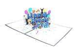 Faire-Wonder Paper Art 3d card Dogs Happy Birthday 3D Pop-Up Card Dog Lovers