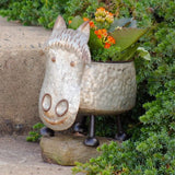 Faire- Zaer Ltd. International Galvanized Animal Planters in 6 Assorted Styles