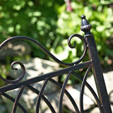 Faire- Zaer Ltd. International Iron patio rockers Iron Outdoor Rocking Chair Double or Single White or Bronze Beautiful!