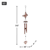 Faire- Zingz Home Butterfly and Heart Wind Chimes