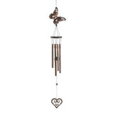 Butterfly and Heart Wind Chimes