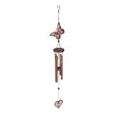 Faire- Zingz Home Butterfly and Heart Wind Chimes