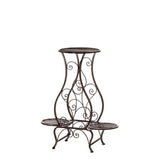 Faire- Zingz Home Plant Stand Hourglass Triple Plant Stand