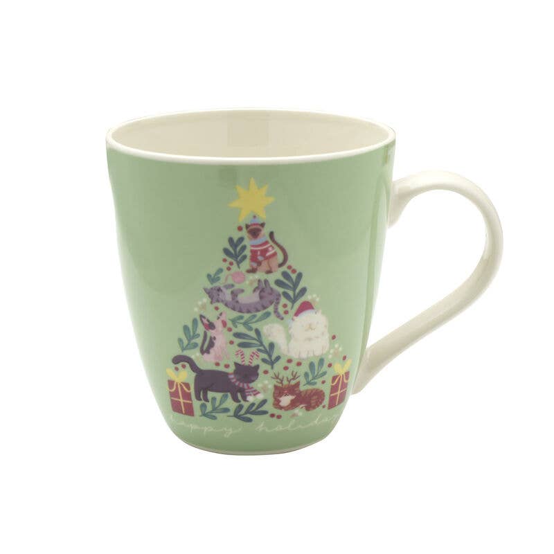 Pfaltzgraff Holiday Mug Celebrating Dogs 18oz Mug Porcelain