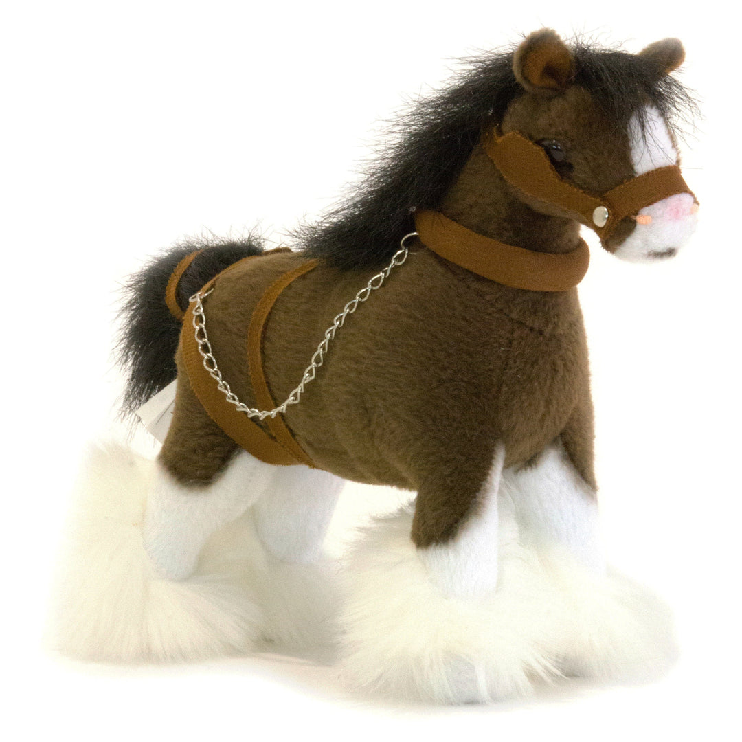 FurTastic Friends by Bocchetta Plush Toys Plush Animals Small Plush Lifelike Clydesdale Horses Small & Large Size