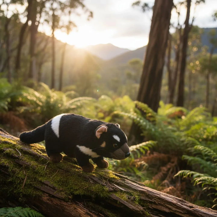 FurTastic Friends by Bocchetta Plush Toys Plush Animals Tasmanian Devil Plush Animals Realistic 3 different sizes!